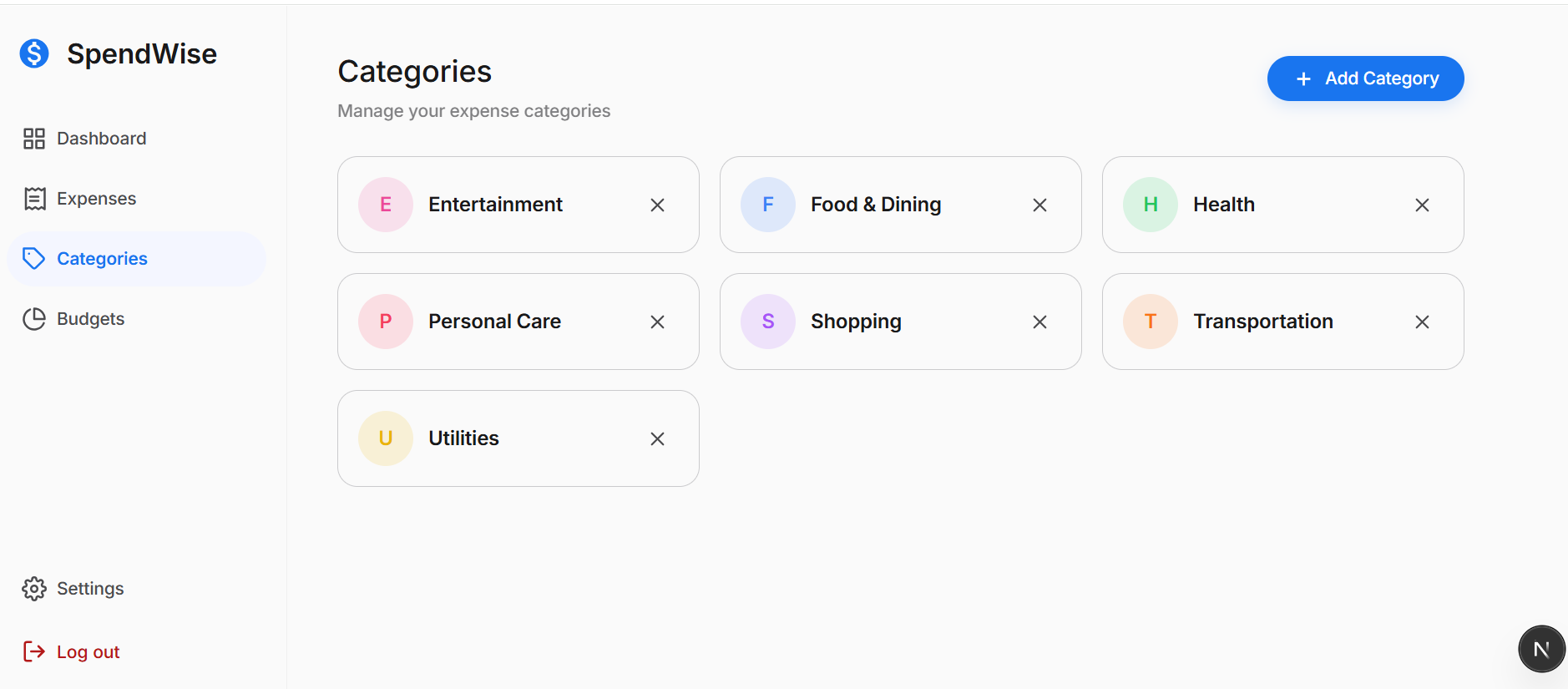 Smart Categorization
